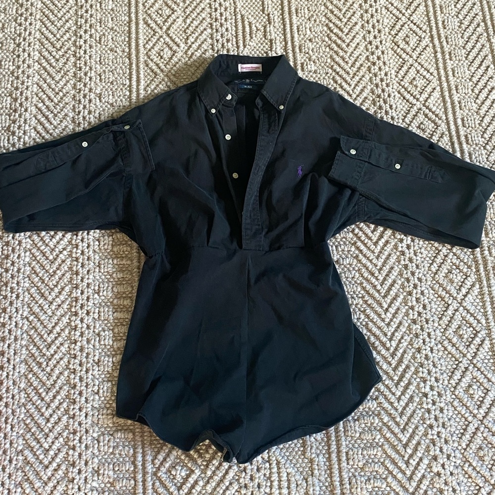 Blackish \ Greenish Romper *Thrifted*